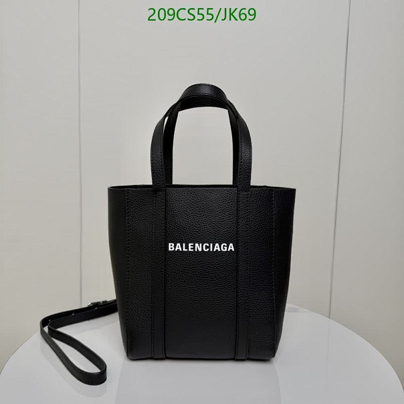 Balenciaga Everyday Tote Bag Black Leather, 21*19*10CM, Model 188080