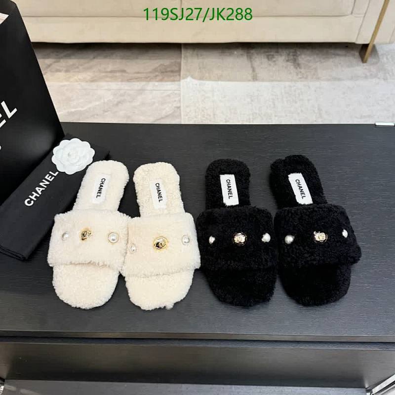 Elegant Chanel Women's Wool Slippers - Stylish Comfort in Every Step