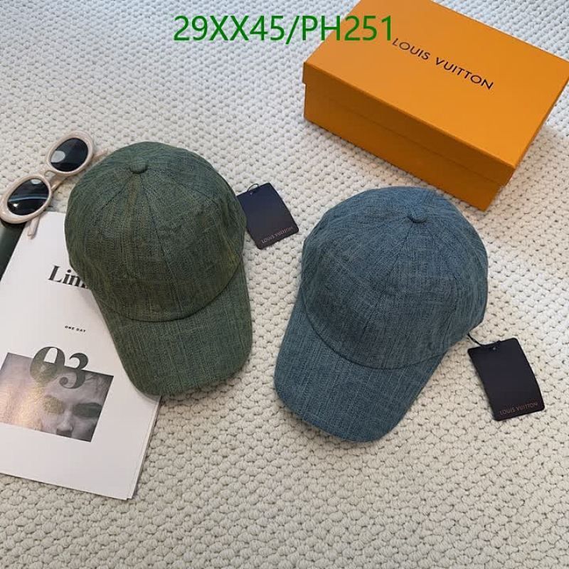 Louis Vuitton Cap PH251, Stylish Hats for Men and Women, Comfortable Fit