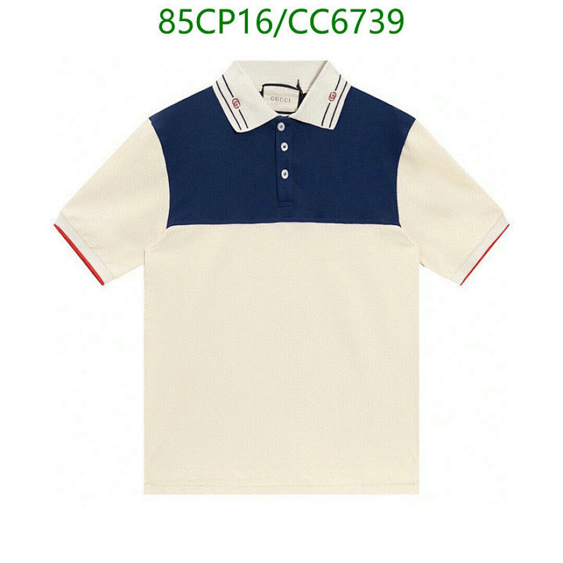 Gucci Color Block Cotton Polo Shirt With Web, Short Sleeve, Casual Style