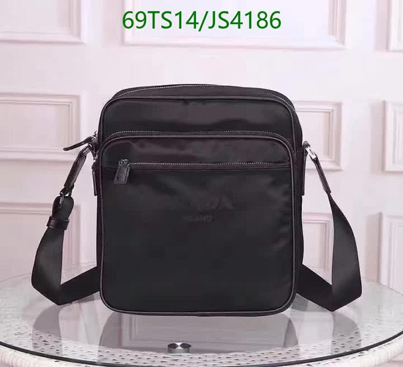 Prada Nylon and Leather Crossbody Bag - Classic Style, Durable & Lightweight