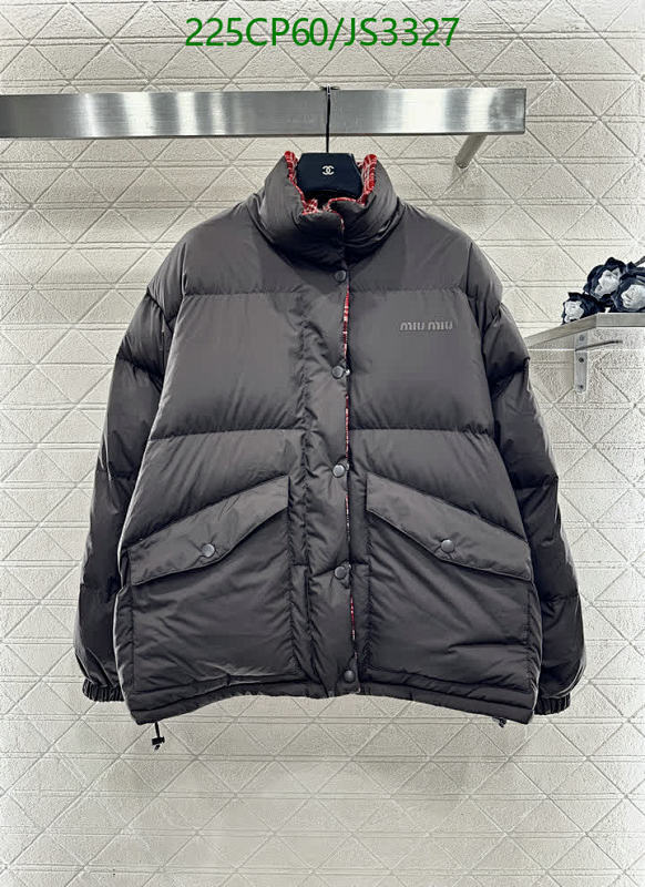 Miu Miu Women's Reversible Down Jacket | Wool Blend, S-M-L Sizes Available