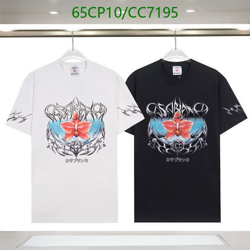 Casablanca Graphic Print Crewneck T-Shirt | Short Sleeve Casual Top