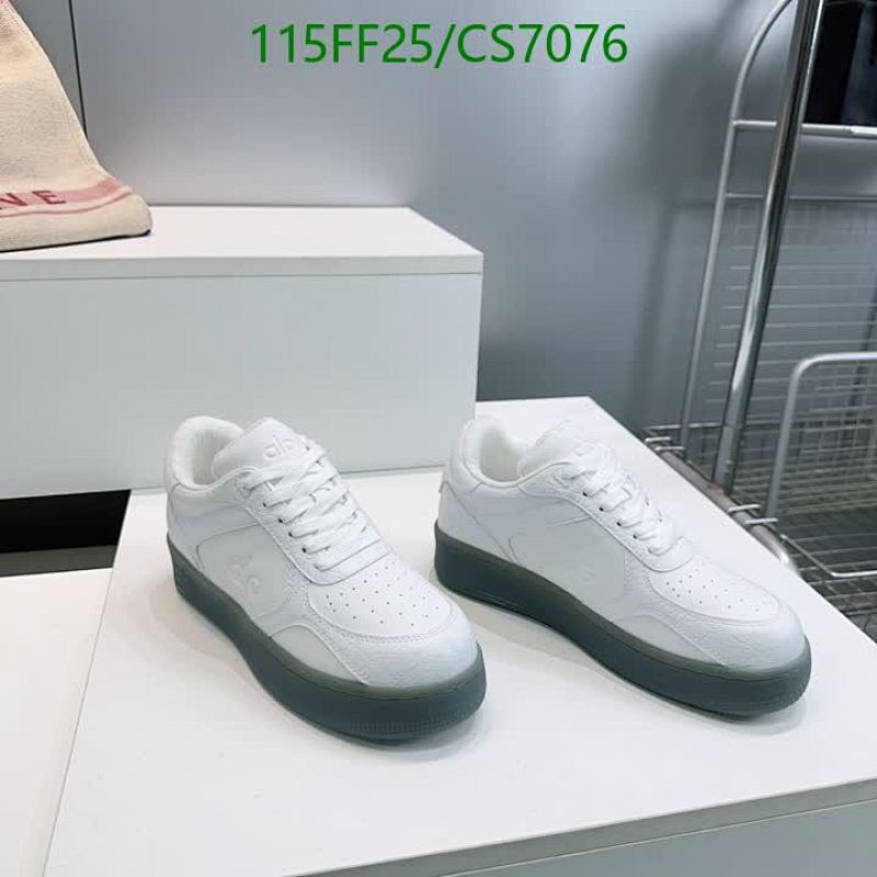 Alo Women's White Leather Sneakers - Cowhide and Sheepskin, EU35-40