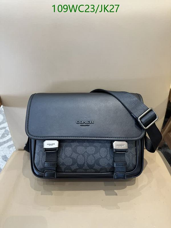 Coach 753 Genuine Leather Messenger Bag - Versatile and Stylish