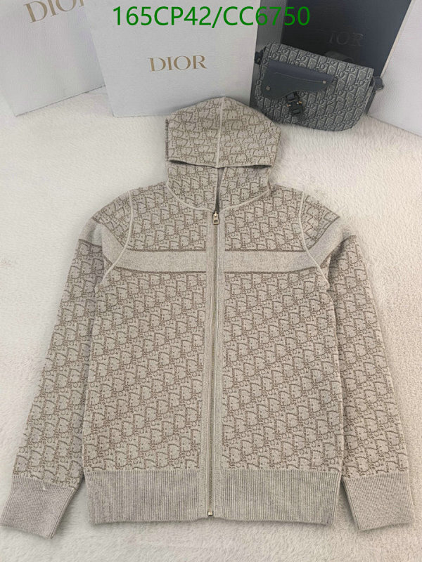 Dior Oblique Jacquard Zip-Up Hoodie, Elegant Design, Comfortable Fit