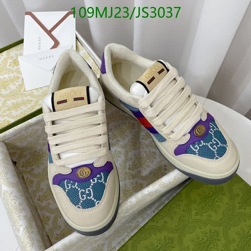 Gucci Women's Sneakers in Cowhide Leather, Designer Fashion Shoes, EU35-45