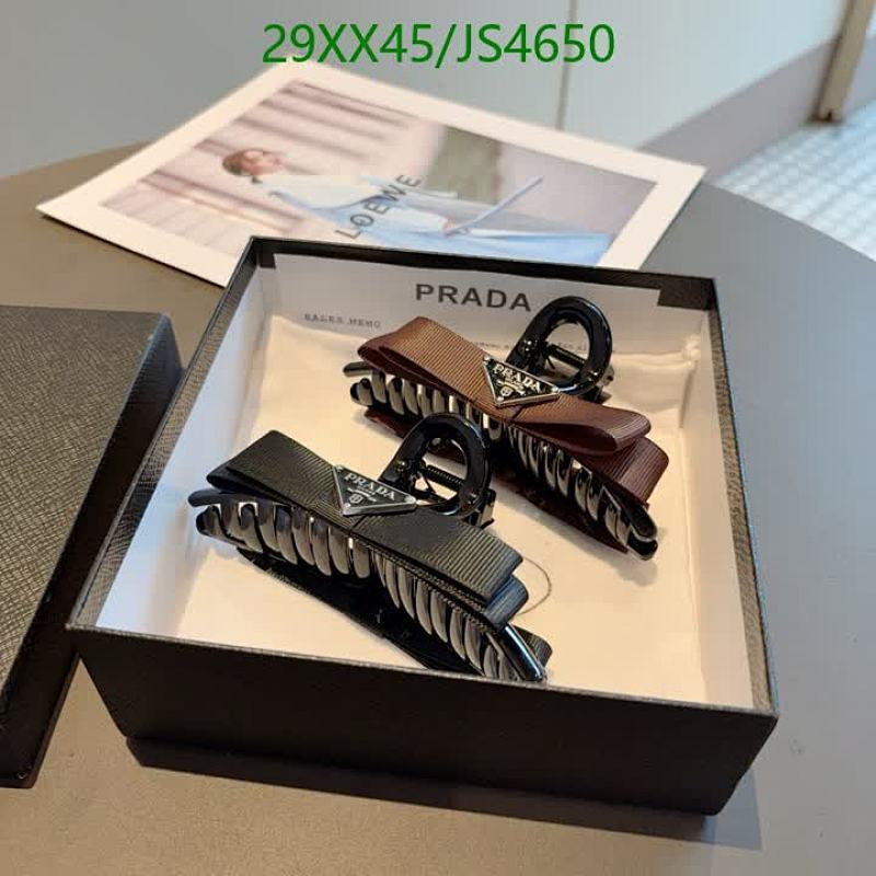 Prada Bow Hair Claw Clip - Stylish Hair Accessories for Women