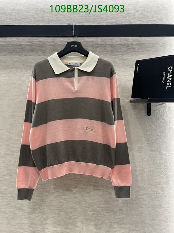 Diorr Striped Cotton Knit Polo Shirt - Stylish and Comfortable for Women