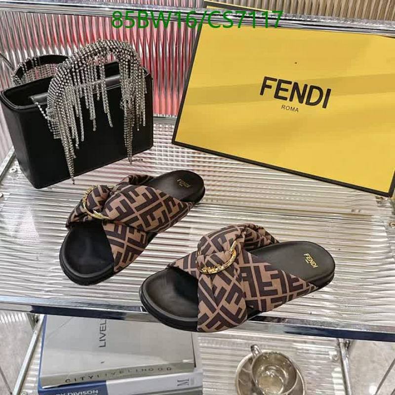 Fendi Women's FF Motif Sheepskin Slides Sandals with Gold-Tone Hardware