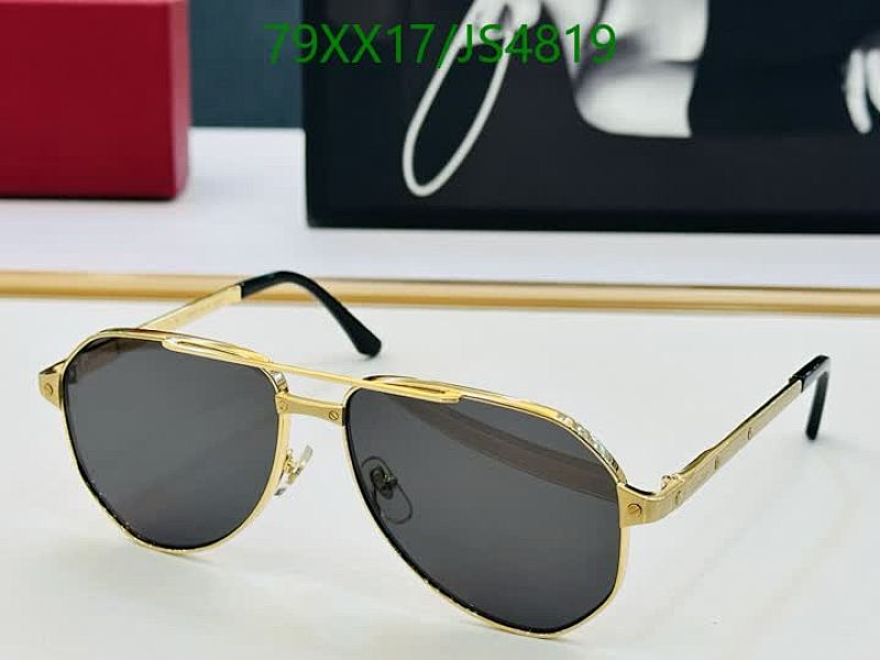 Cartier JS4819 Gold Frame Aviator Sunglasses - 60-14-140, Style and Protection