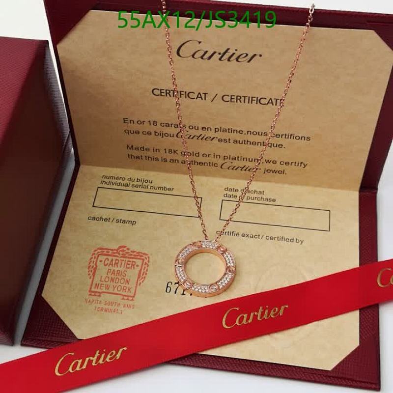 Cartier Love Necklace in Rose Gold with Diamonds - Elegant and Timeless