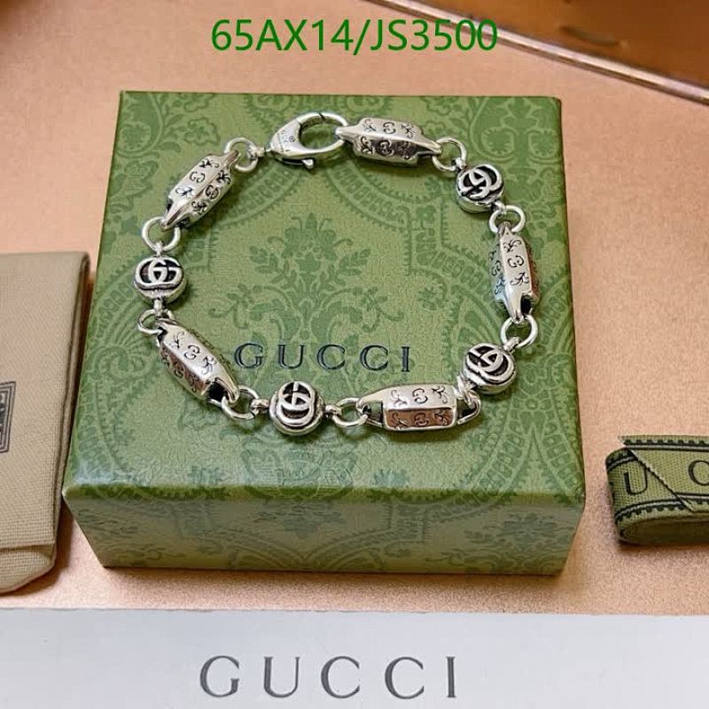 Gucci Silver Bracelet With Interlocking G Motif | Jewelry For Men & Women