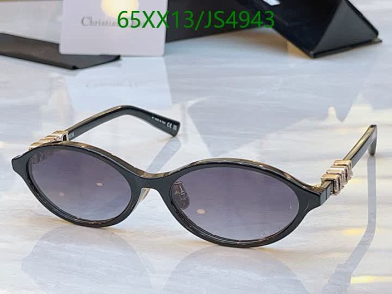 Dior JS4943 Black Oval Sunglasses | 57-17-145, Stylish Designer Sun Protection