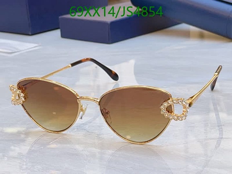 Chopard JS4854 Gold-Tone Metal Cat Eye Sunglasses with Brown Gradient Lenses 3 Chopard JS4854 Gold-Tone Metal Cat Eye Sunglasses with Brown Gradient Lenses