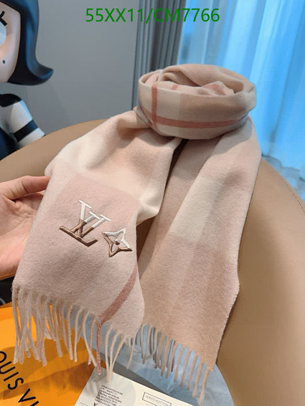 Louis Vuitton Cashmere Scarf, 30-185CM, Designer Luxury, Soft and Warm