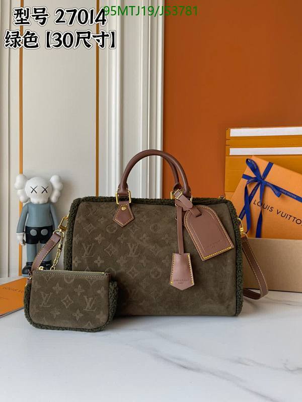 Louis Vuitton Monogram Suede Speedy Bandouliere 30 with Coin Purse