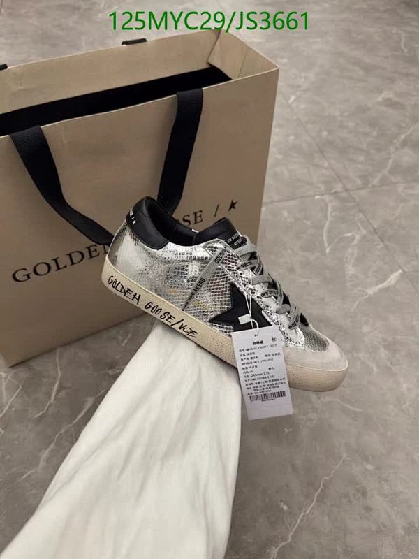 Golden Goose Men's Superstar Silver Leather Sneakers Size EU35-EU46