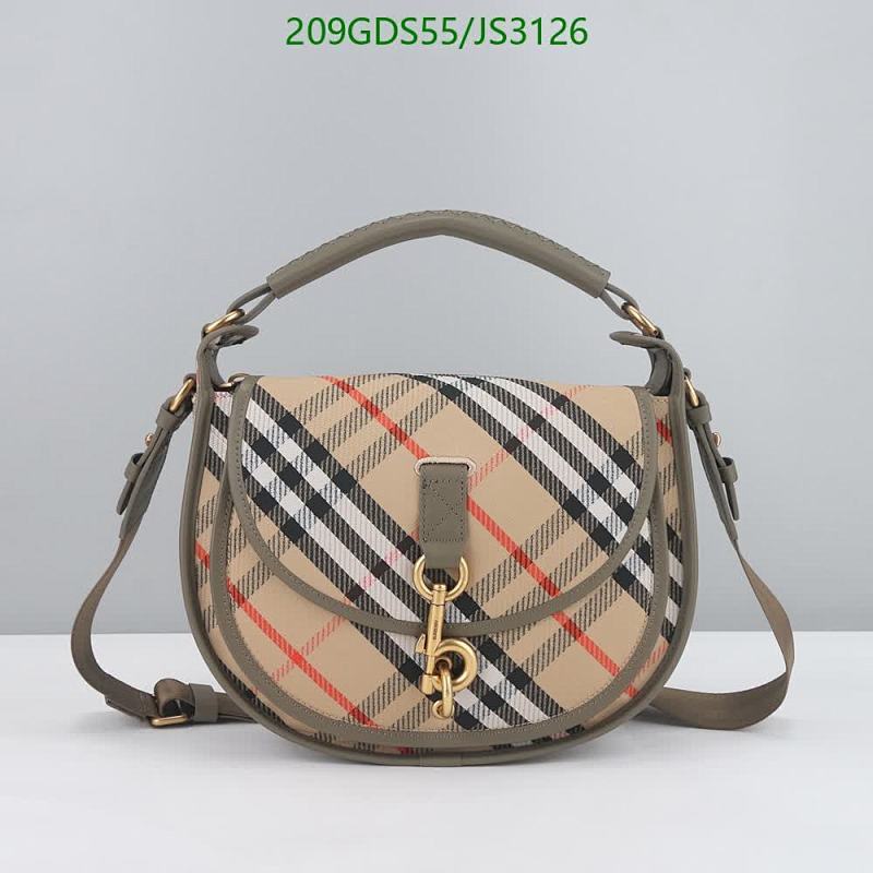 Burberry Canvas and Leather Crossbody Bag, 27.5x19x11CM - Stylish and Durable