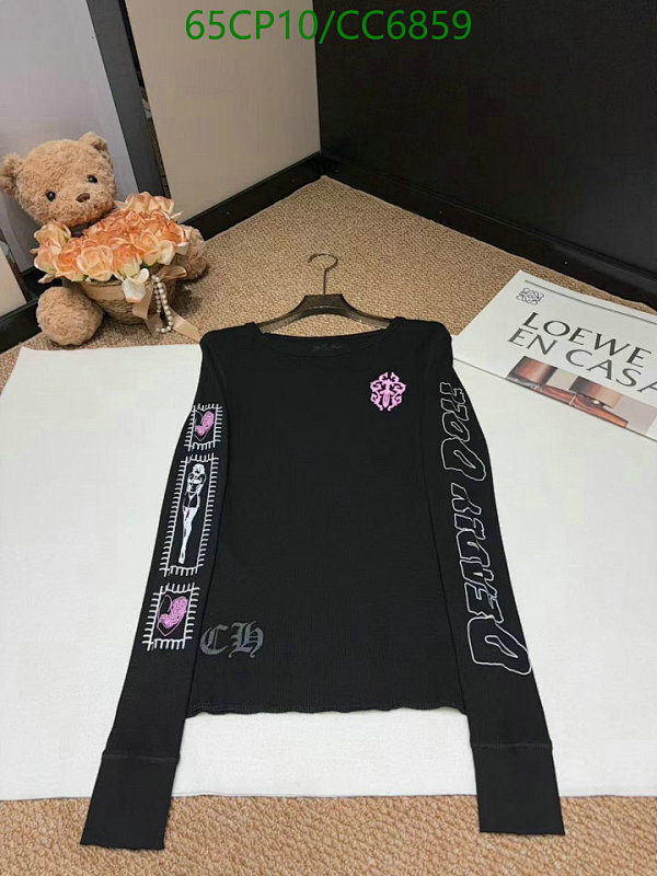 Chrome Hearts Black Long Sleeve T-Shirt with Sleeve Graphics - Size S, M, L
