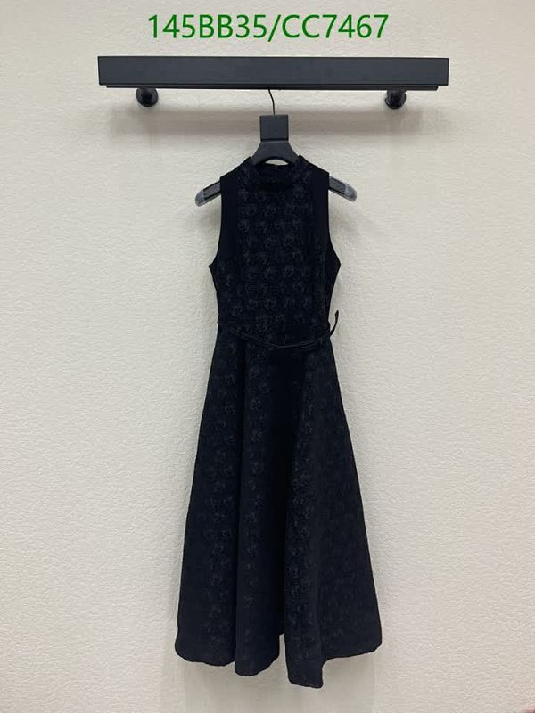 Dior Sleeveless Silk Midi Dress - Elegant Black A-Line Dress, Sizes S-XL