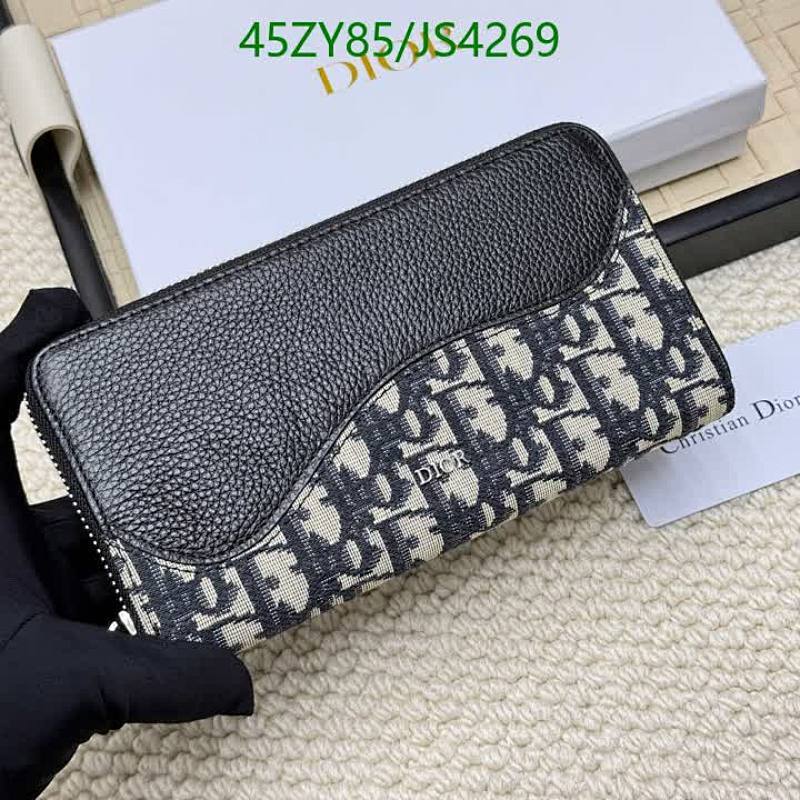 Elegant Dior Oblique Zip Wallet, Leather, 20-11CM, Model 315- Perfect Gift