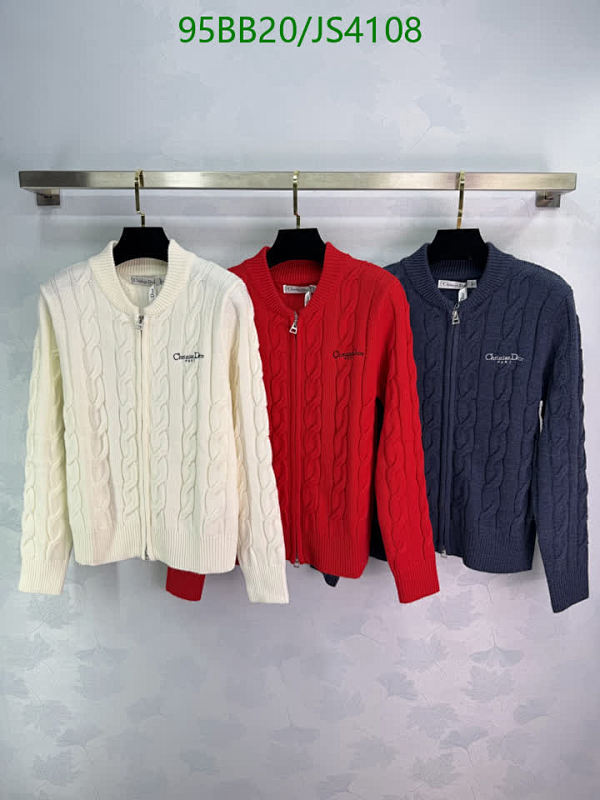 Dior Wool Cable Knit Zip Cardigan - Classic Style, Comfortable Fit