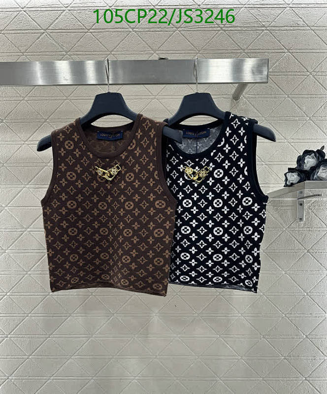 Louis Vuitton Women's Wool Vest Sleeveless Top Monogram Pattern - Luxury Design