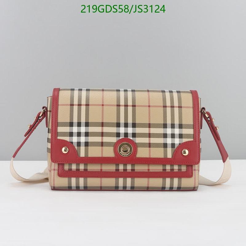 Burberry Checkered Leather Crossbody Bag, 25cm - A Timeless Classic