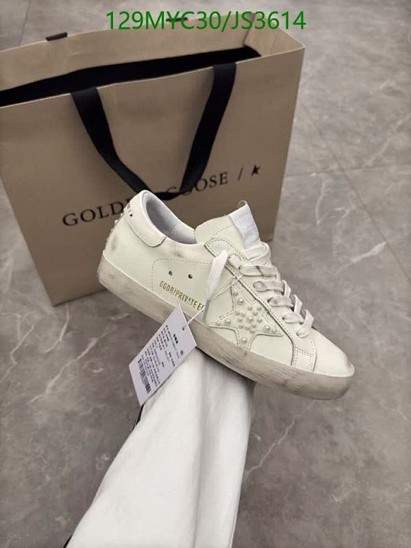 Golden Goose Men's Superstar Leather Sneaker with Pearl Star - White