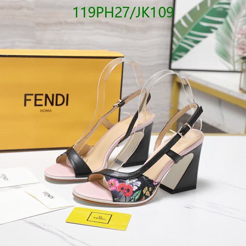 Elegant Fendi Women's Floral Heeled Sandals - Sheepskin & Cowhide, EU 35-42