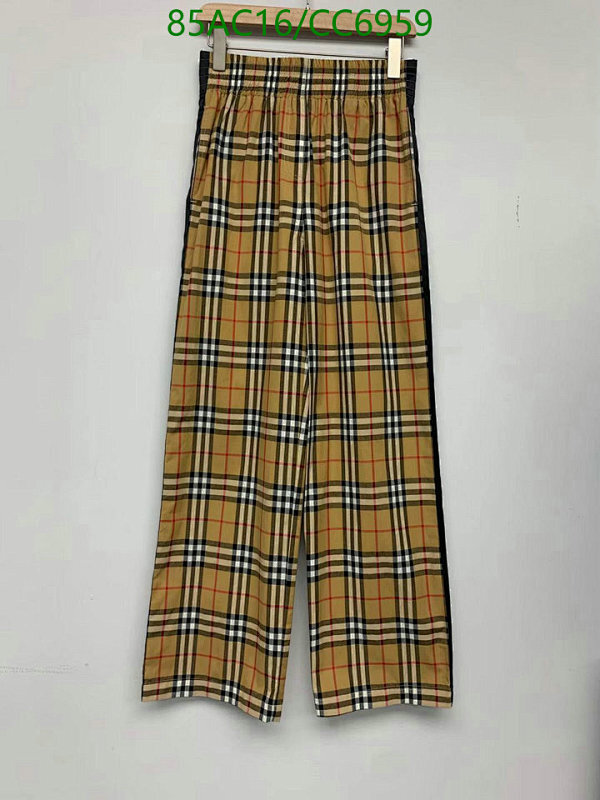 Burberry Women's Classic Check Cotton Trousers - Comfortable and Stylish