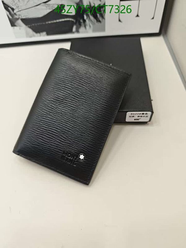 Montblanc 8622 Black Leather Wallet, 10-13CM, Perfect for Everyday Use