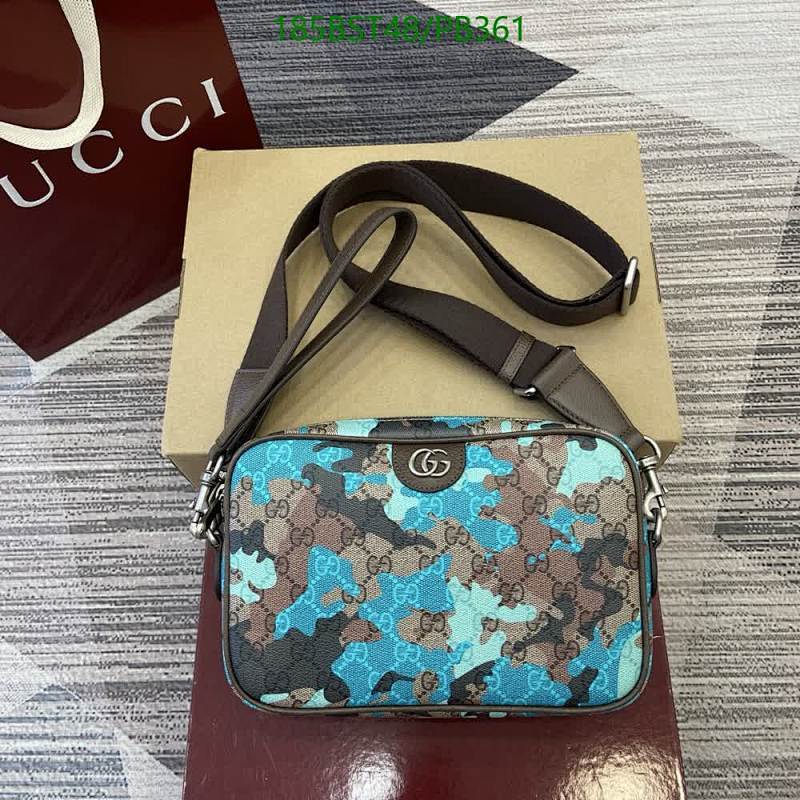 Gucci GG Camouflage Print Crossbody Bag, 24 cm - Style 839155
