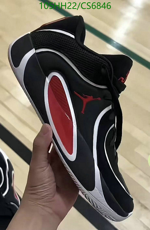 Air Jordan Men's Basketball Shoes - Black, Red, and White - Size EU40-46