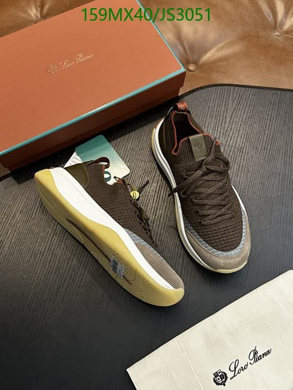 Loro Piana Men's Brown Knit Sneakers - Comfortable & Stylish Shoes