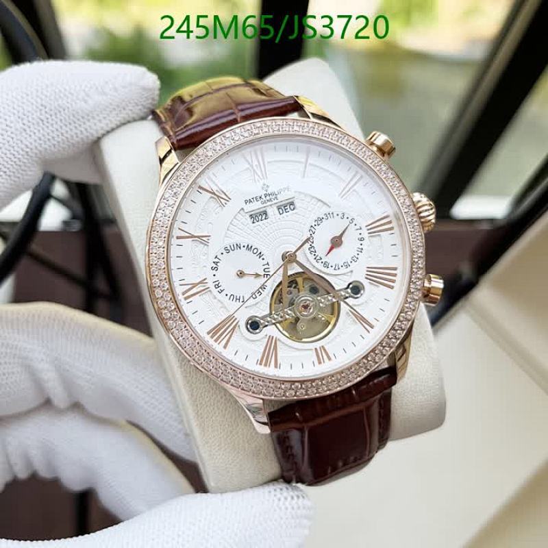 Patek Philippe Automatic Mechanical Movement Watch with Diamond Accents