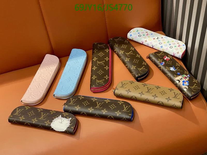 Louis Vuitton Genuine Leather Pen Case Pouch, 20*7*2CM, JS4770 - Stylish & Functional