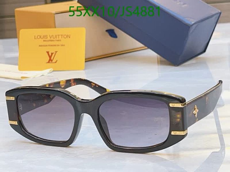 Louis Vuitton JS4881 Sunglasses, Tortoiseshell Frames, Grey Gradient Lenses