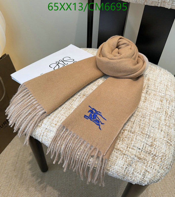 Burberry Classic Cashmere Scarf, Stylish and Warm, 30 x 180 cm