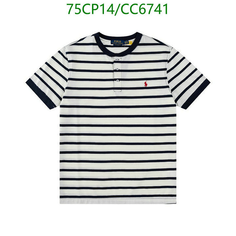 Ralph Lauren Striped Cotton T-Shirt - Classic Style, Comfortable Fit