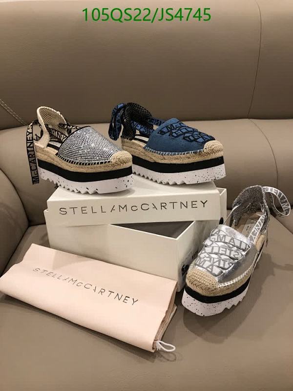 Stella McCartney Women's Denim & Sheepskin Espadrille Platform Sandals