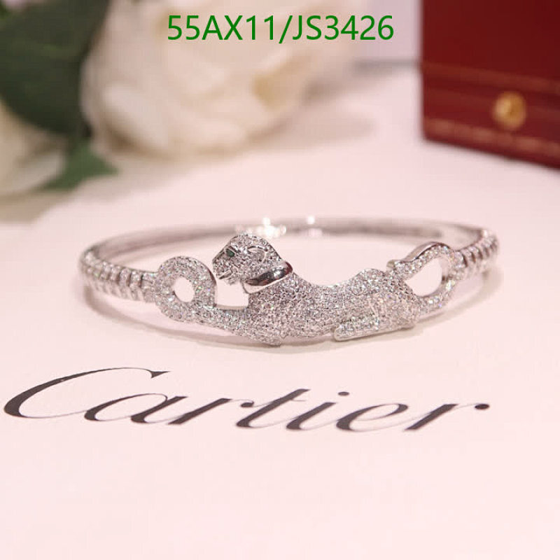 Elegant Cartier Panthère de Cartier Bracelet Sparkling with Cubic Zirconia