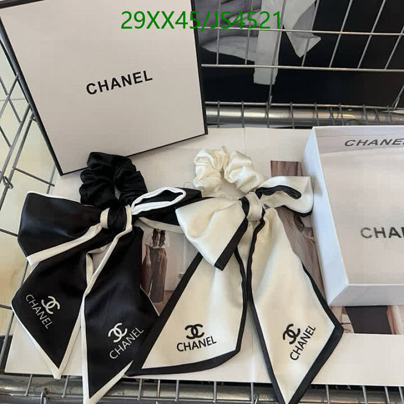 Elegant Chanel Hair Tie with Bow - Stylish Hair Accessories for Women