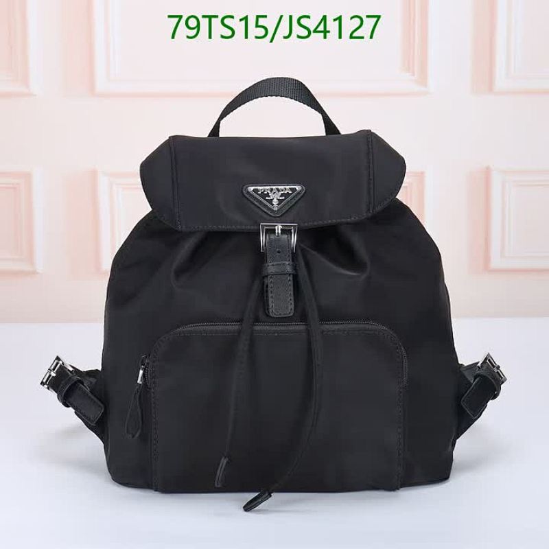 Prada Nylon & Leather Backpack, 29*27*13.5CM - Stylish & Functional Bag