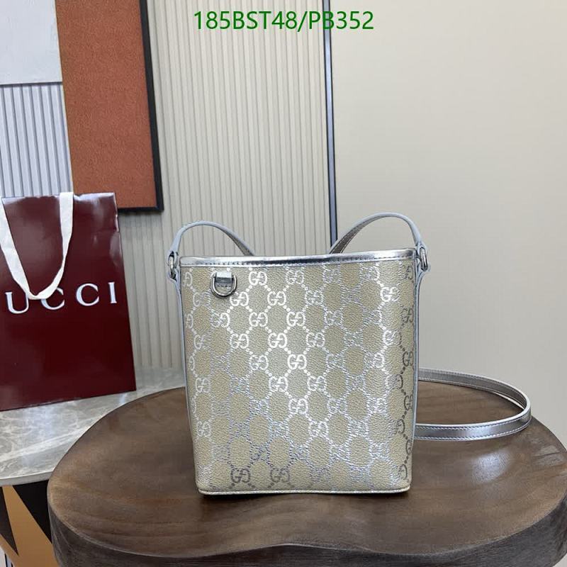 Gucci Small GG Bucket Bag PVC Genuine Leather, 18*15*8CM - Model 847090