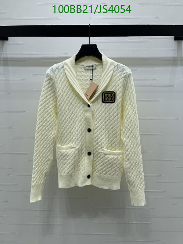 Miu Miu Wool Cardigan with Classic Design - Timeless Style & Comfort