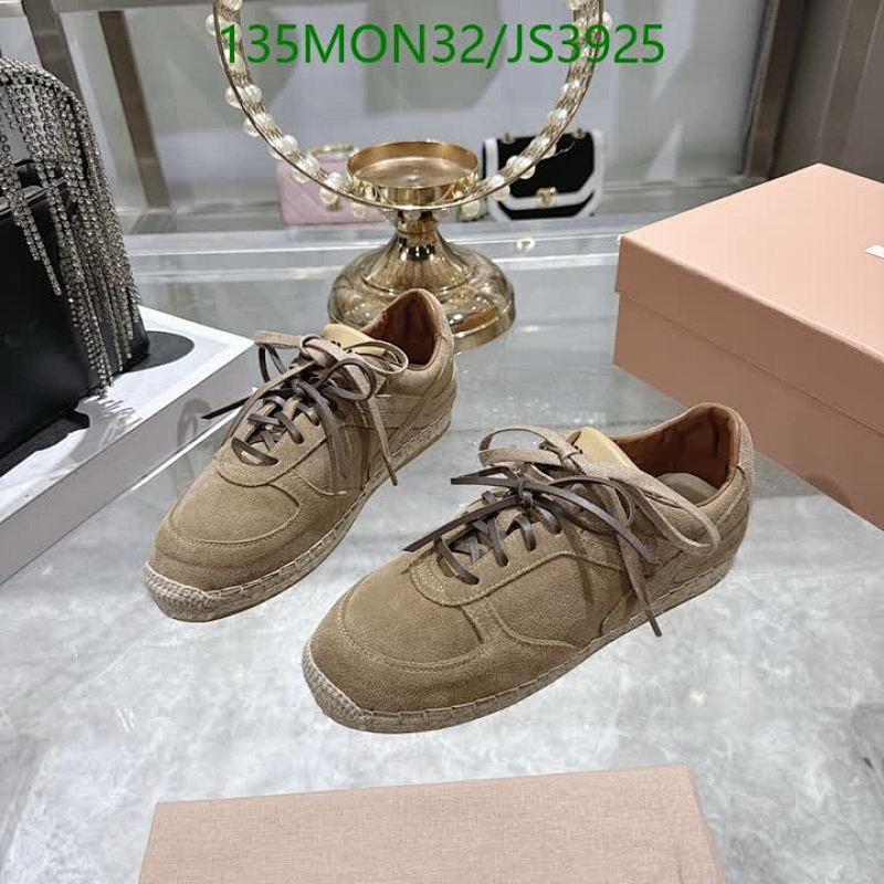 Miu Miu Suede Espadrille Sneakers JS3925 - Women's Fashion Shoes