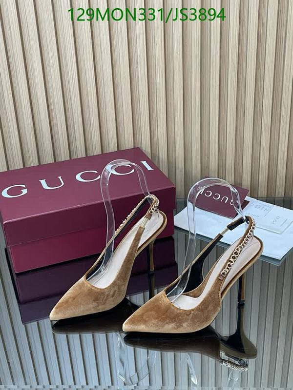 Elegant Gucci Women's Slingback Heels in Sheepskin - Stylish & Comfortable