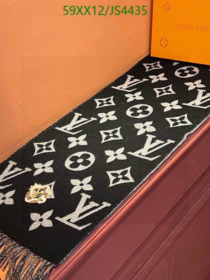 Louis Vuitton Wool Scarf, 186 x 24 cm - Monogram Pattern, Luxury Accessory